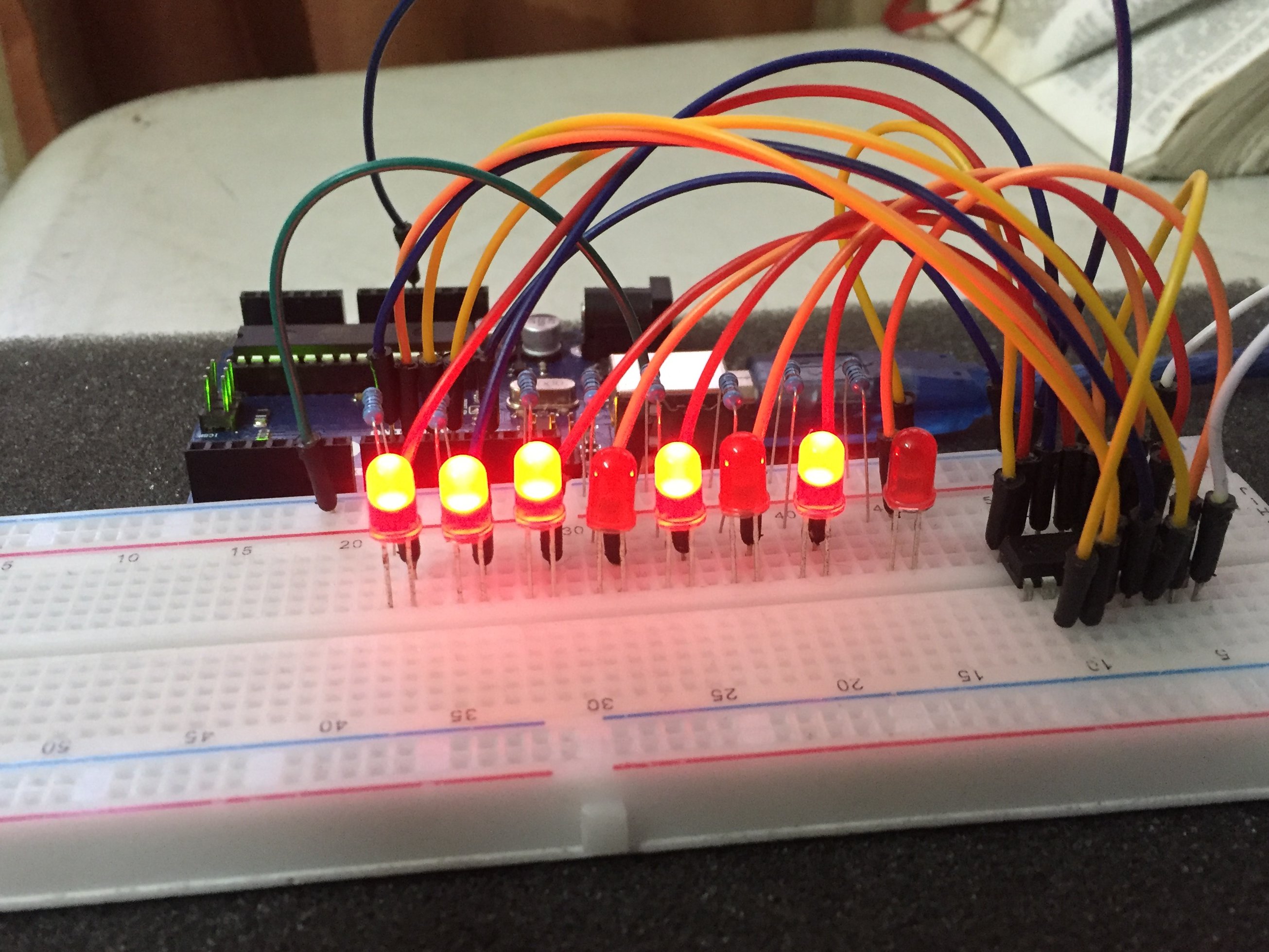 Led Decimal To Binary Converter Hackster Io - Amazing Retina Light Patterns | Free Download
