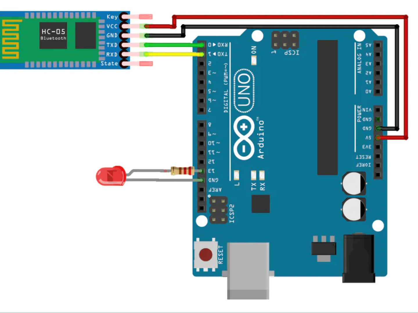 Arduino Uno Hc 05 Bluetooth Controlled Led Using Mobile Hackster Io - HD Landscape Patterns for Desktop