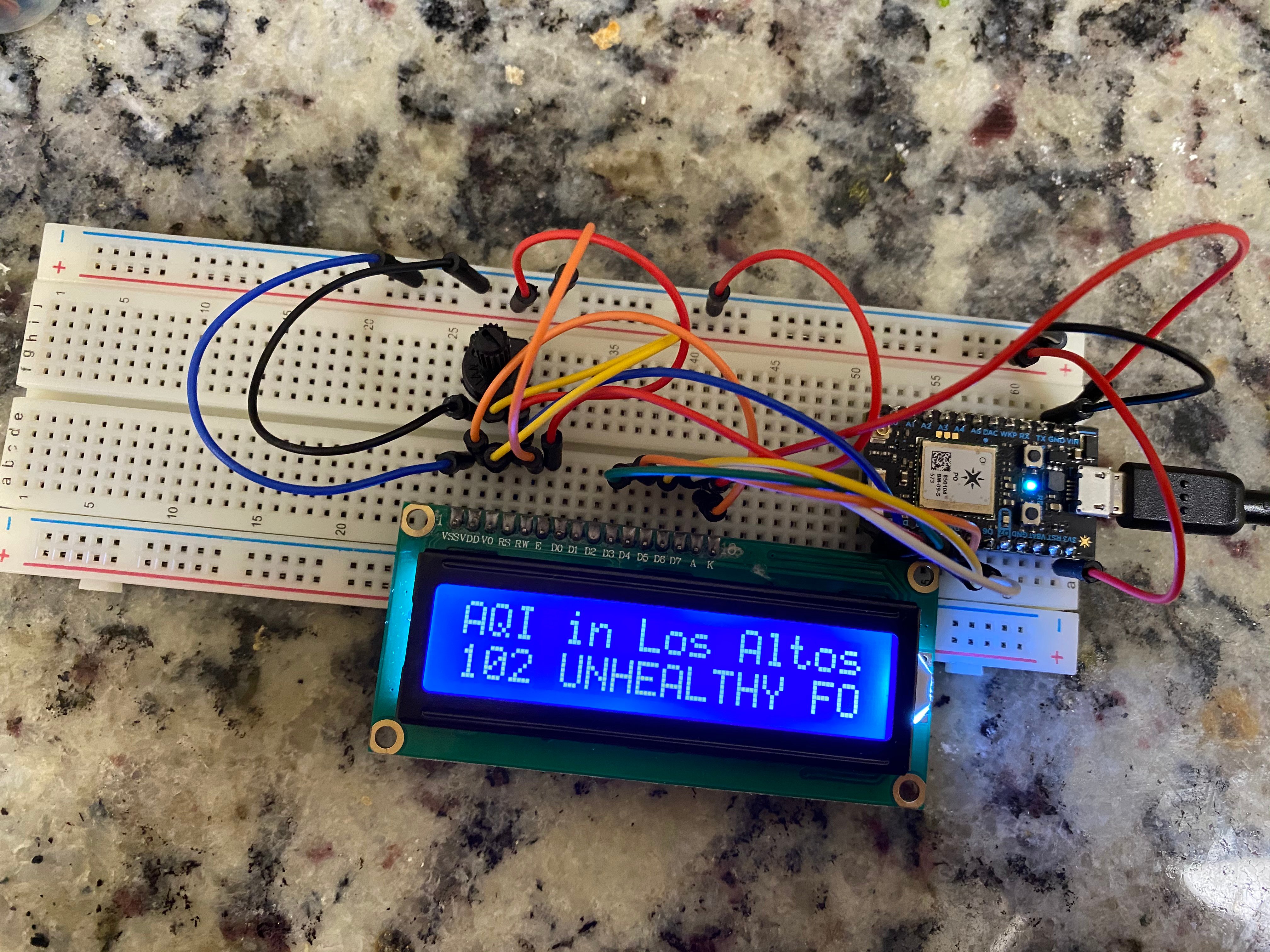 Air Quality Monitor A Particle Photon 2 Tutorial Hackster Io - Best Dark Textures in Desktop