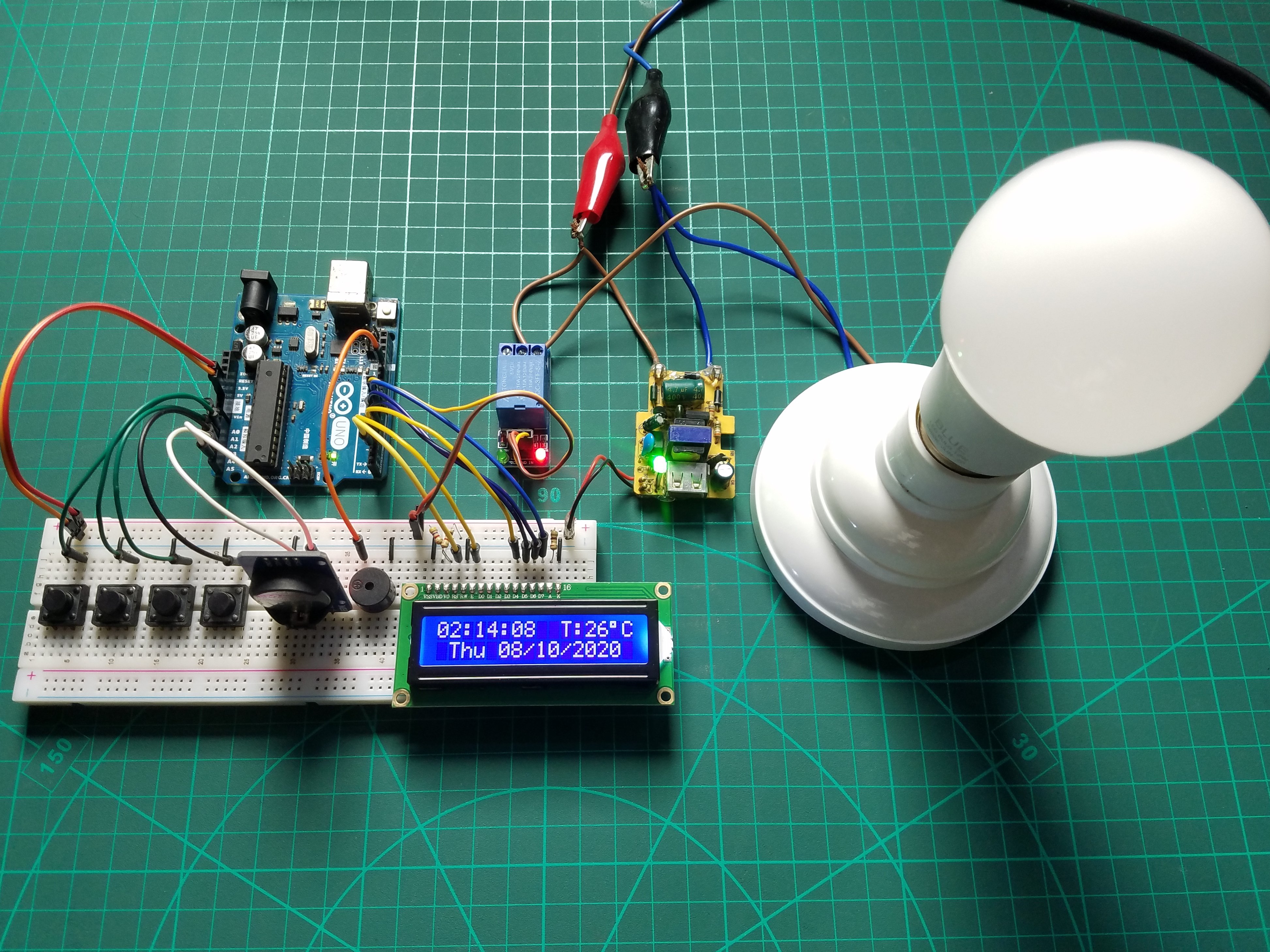 Real Time Clock With Timer Hackster Io - Classic Minimal Art - High Resolution