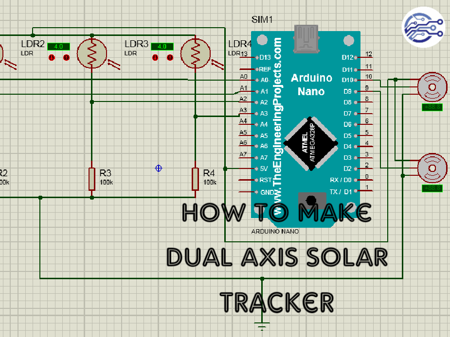 Esp32 Dual Axis Solar Tracking From The Esp8266 Code Hackster Io - High Resolution Light Illustrations for Desktop