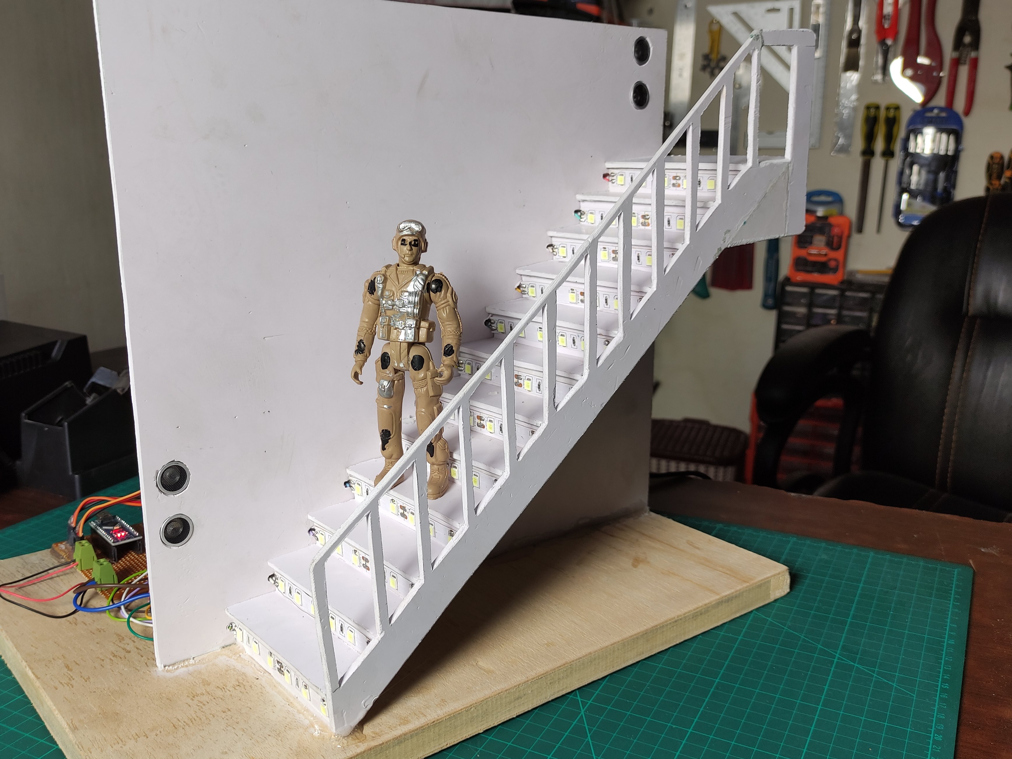 Automatic Stairs Light Control Hackster Io - Space Arts - Premium 4K Collection
