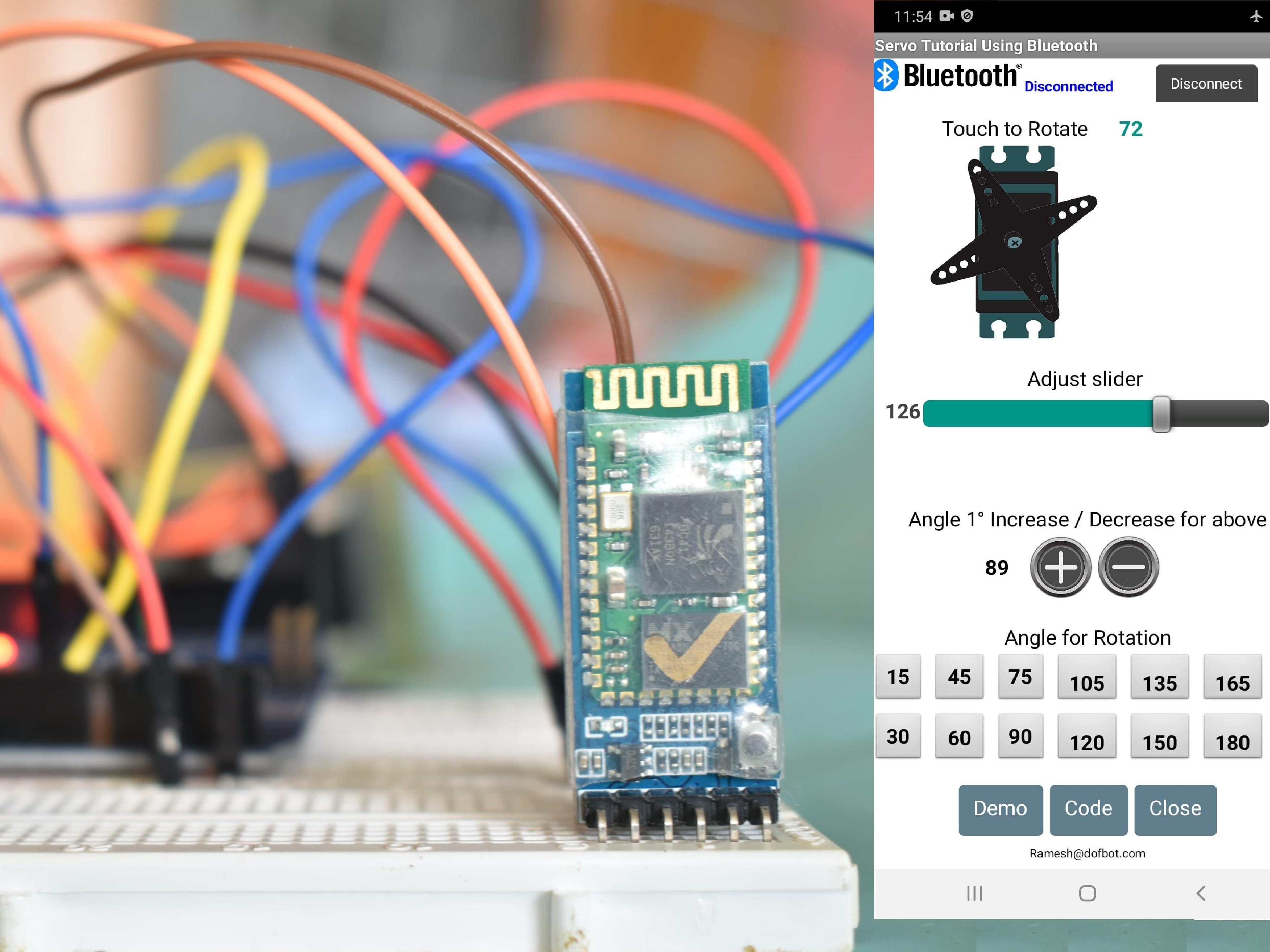 Bluetooth Controlled Servo Hackster Io - Best Geometric Pictures in 8K