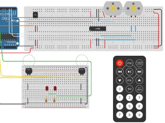 Arduino Ir Remote Controlled Car Hackster Io