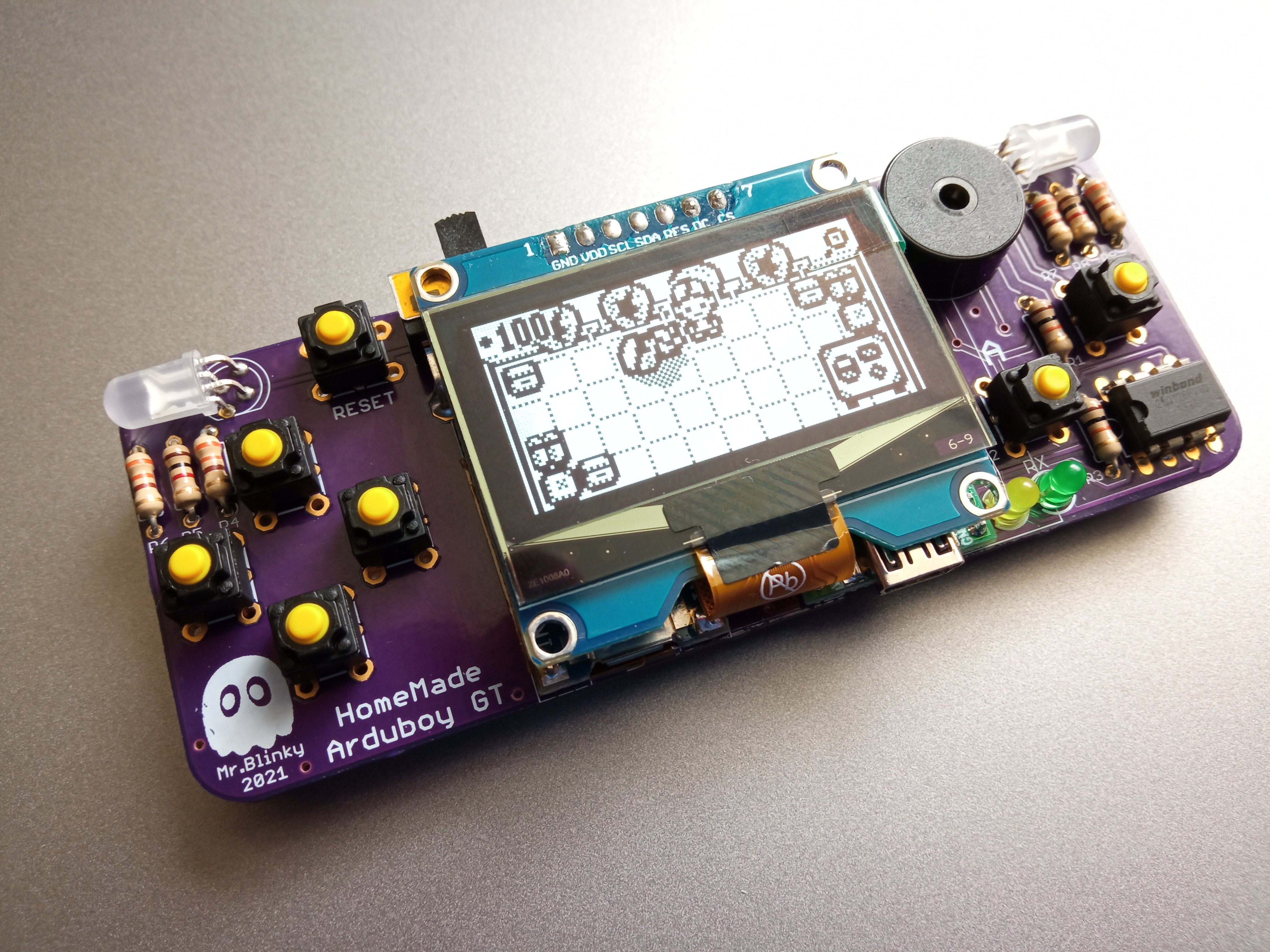 Mod Boy Diy Arduino Gaming Device Hackster Io - 4K Ocean Illustrations for Desktop