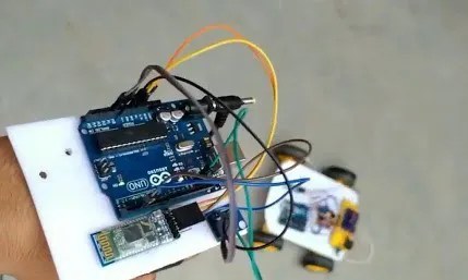 Gesture Control Robot Using Arduino Hackster Io