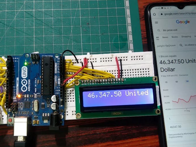 Arduino Uno Real Time Bitcoin Price Display Hackster Io - Stunning Ultra HD Abstract Images | Free Download