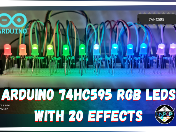 Arduino 74hc595 Rgb Leds With 20 Effects Hackster Io - Premium Dark Wallpaper Gallery - 4K