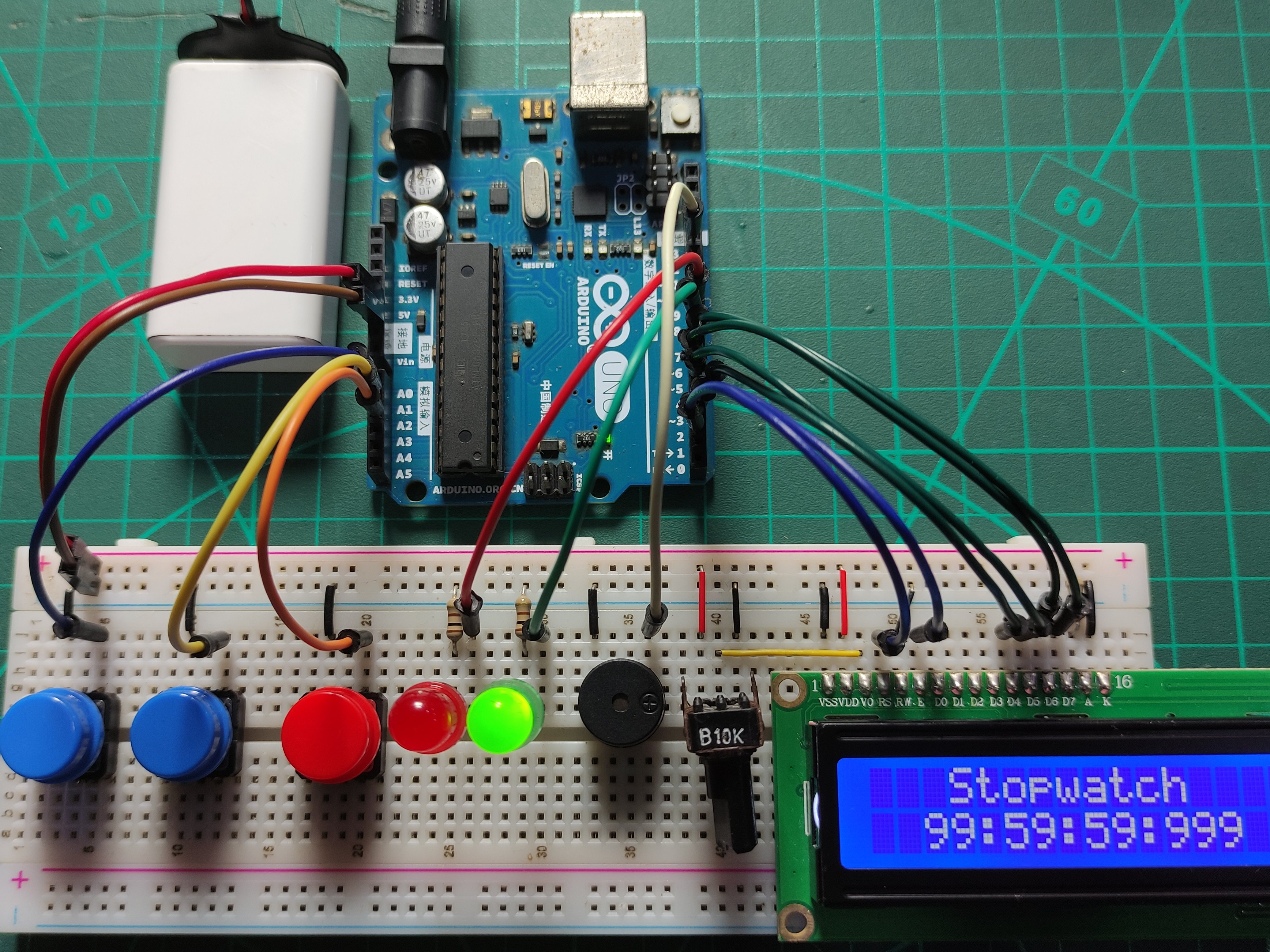Stopwatch With Arduino Starter Kit Hackster Io - Nature Picture Collection - HD Quality