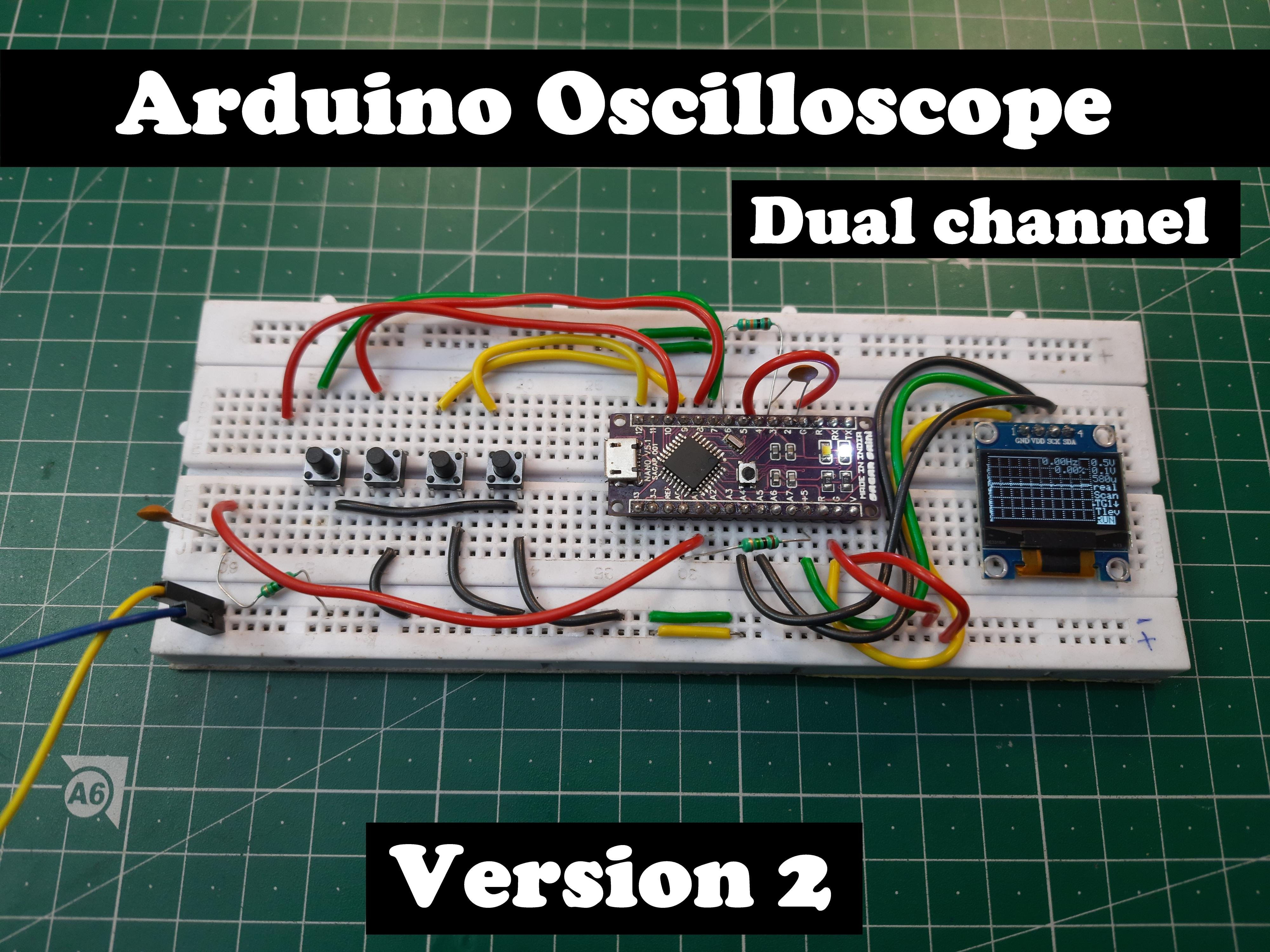 Arduino Based Dual Channel Oscilloscope Hackster Io - Best City Images in 8K
