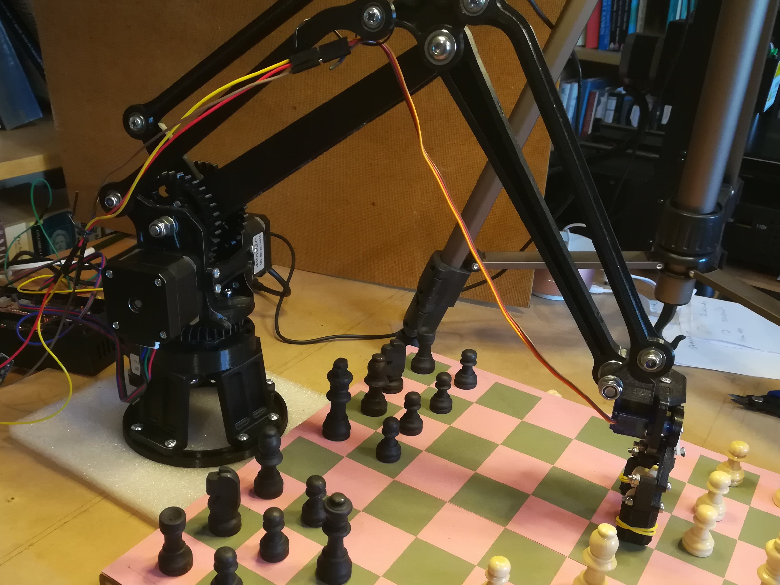Scara Chess Robot Hackster Io - Download Stunning City Pattern | Mobile