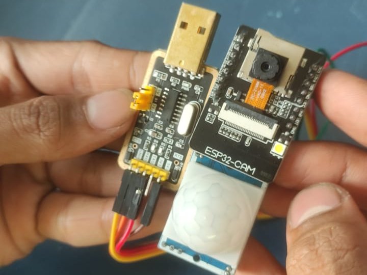 Security Monitoring Camera Hackster Io - Artistic Desktop Light Illustrations | Free Download