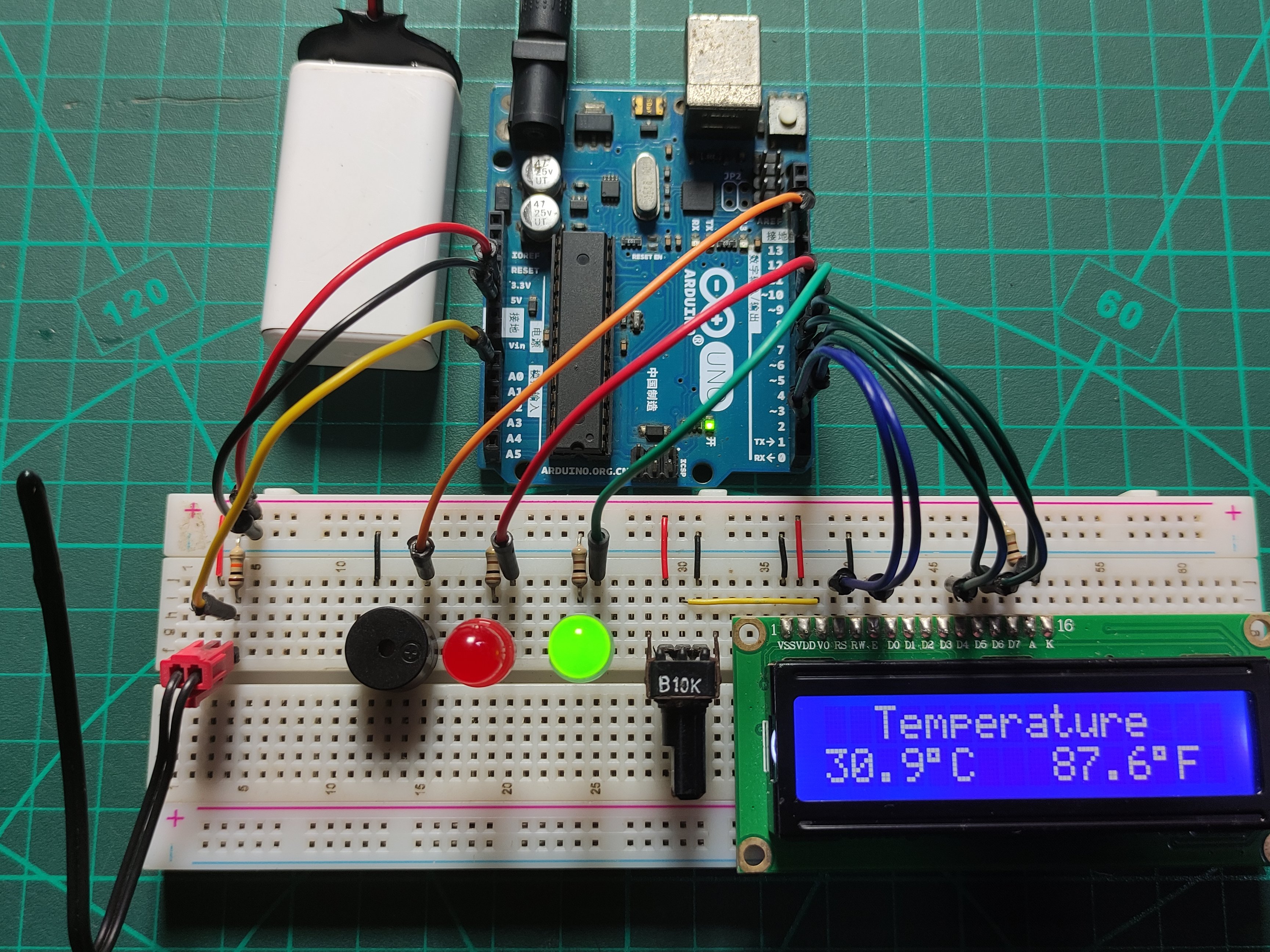 Measure Temperature Using Arduino And Ntc Thermistor Hackster Io - Download Professional Abstract Image | Desktop