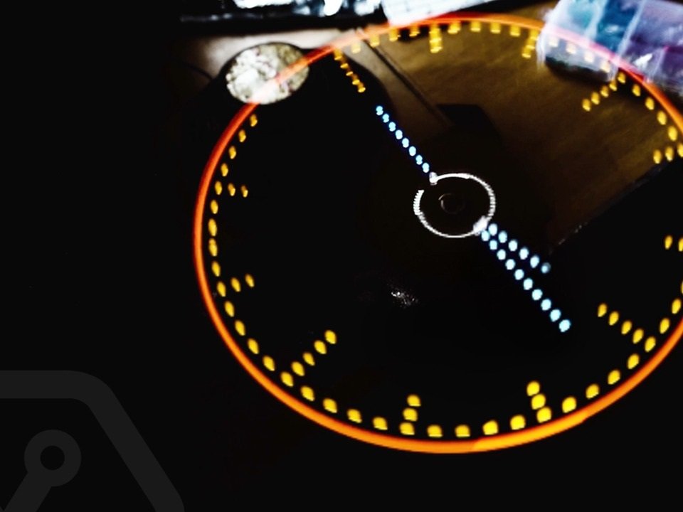 Analog Style Led Pov Clock Hackster Io - Best Landscape Wallpapers in High Resolution