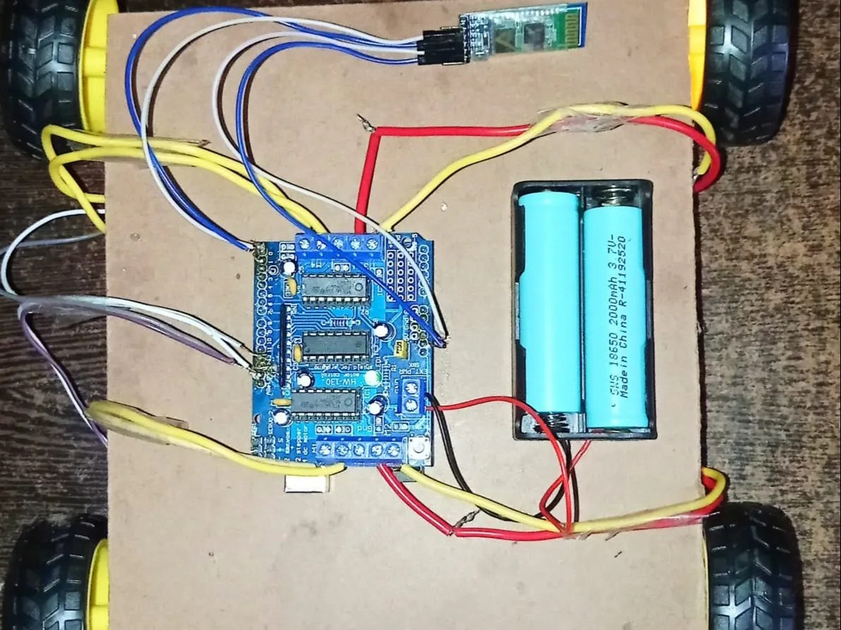 How To Make A Raspberry Pi Pico Bluetooth Control Car Hackster Io - Premium Landscape Illustration Gallery - 8K