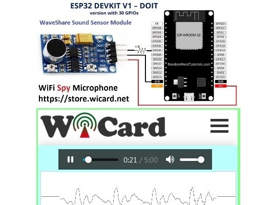 WiFi Spy Microphone With ESP32 (Devkit... ) - Hackster.io
