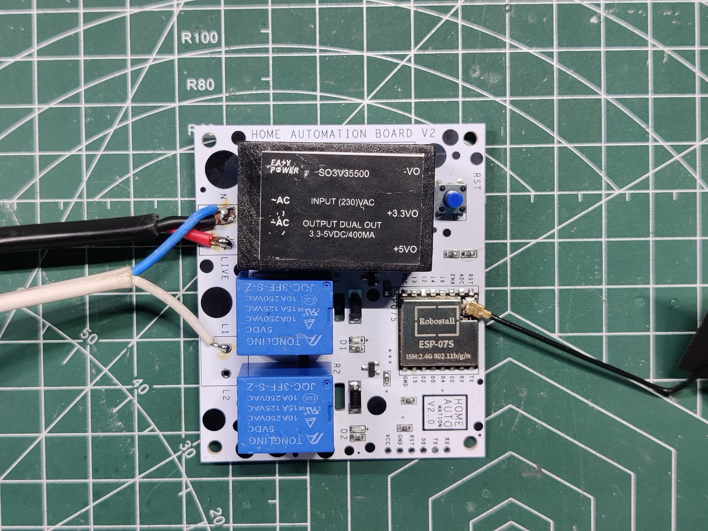Home Automation Board With Esp8266 Dual Output Hackster Io - Ultra HD Geometric Pictures for Desktop
