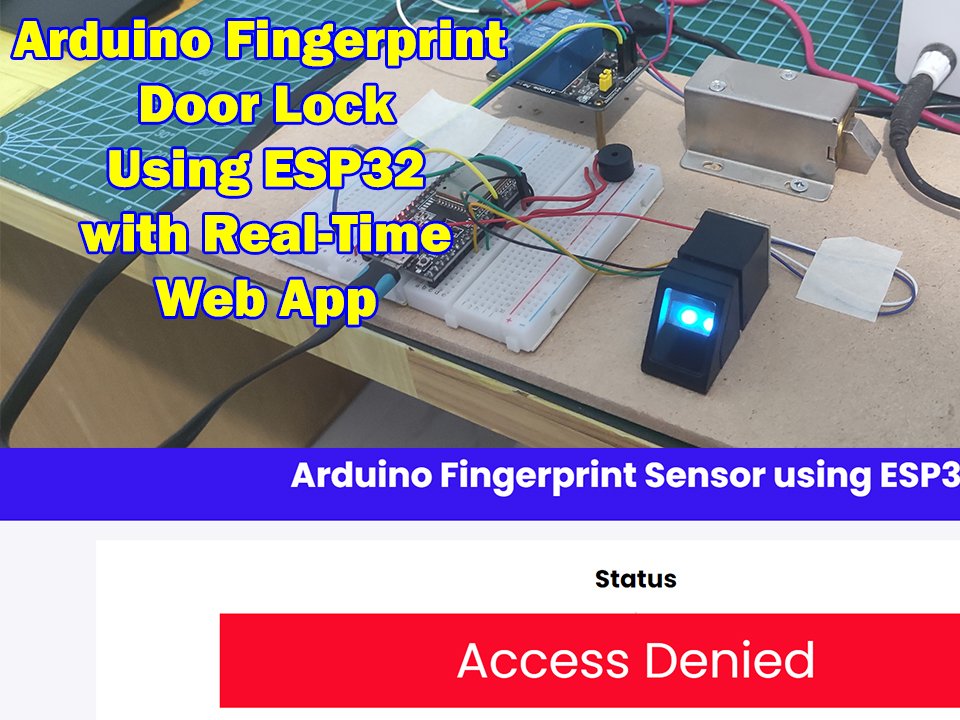 Arduino Fingerprint Door Lock Using Esp32 With A Web App Youtube - Ocean Backgrounds - Creative Mobile Collection
