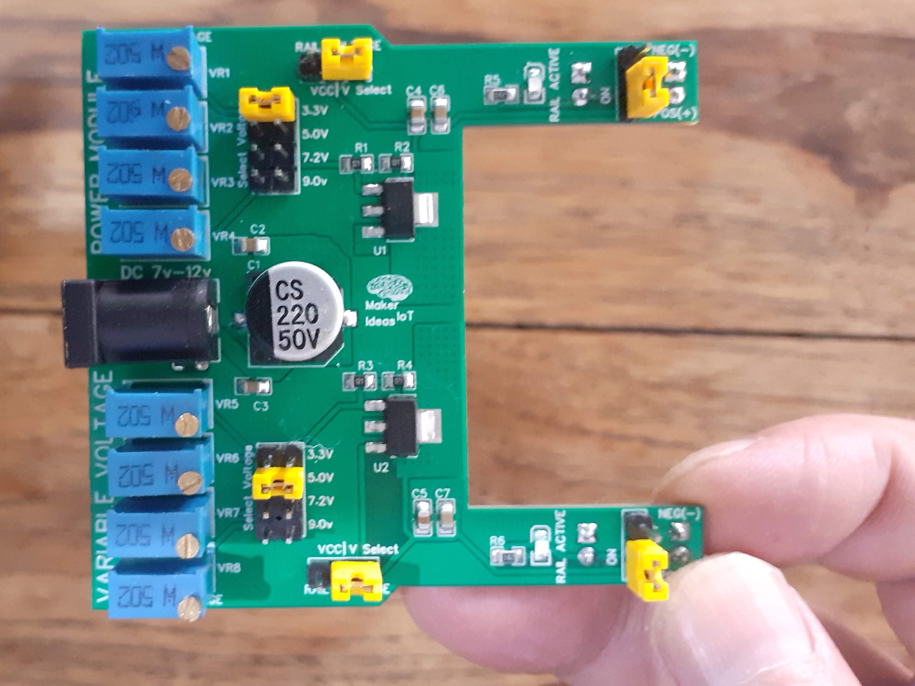 Custom Designed Breadboard Power Module Hackster Io - Mobile Colorful Textures for Desktop