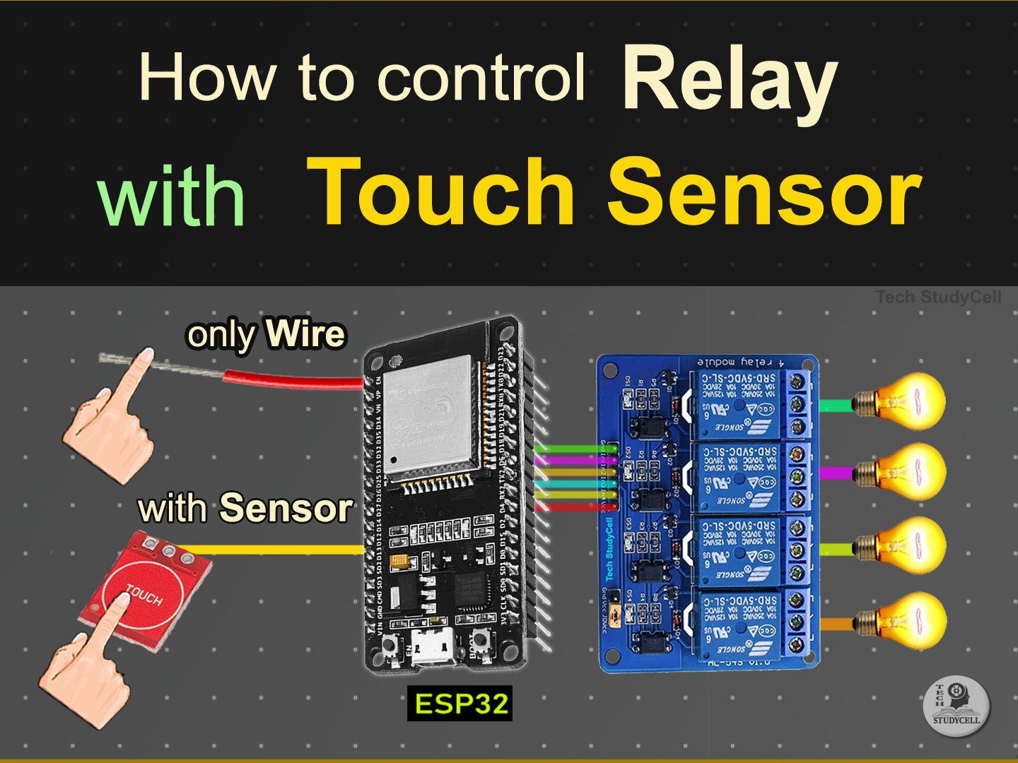 Github Techstudycell Esp32 Capacitive Touch Sensor Control Relays With Ttp223 How To Connect - Classic Full HD Space Photos | Free Download