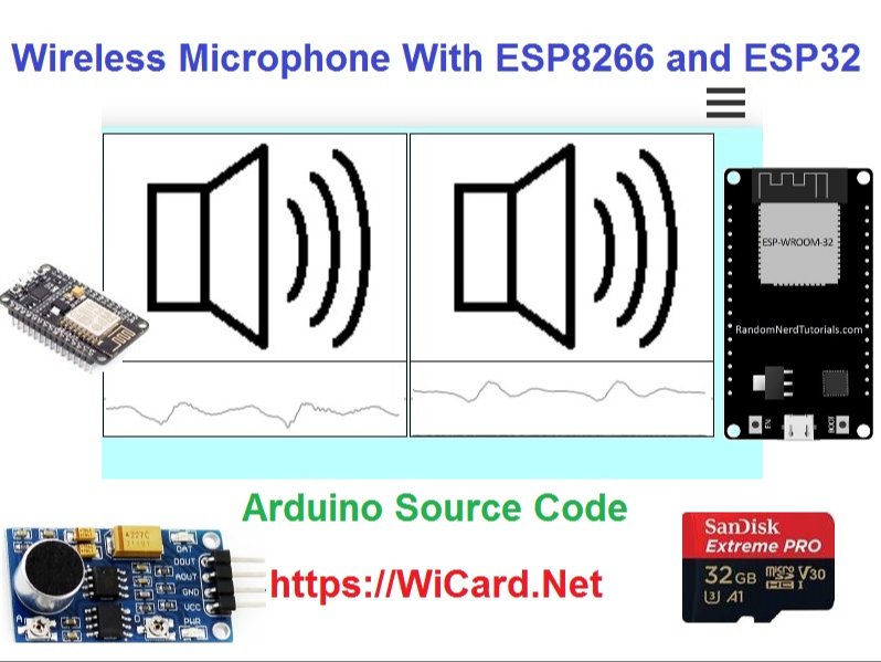 Wireless Microphone With Esp8266 And Esp32 Arduino Hackster Io - Nature Pattern Collection - Ultra HD Quality