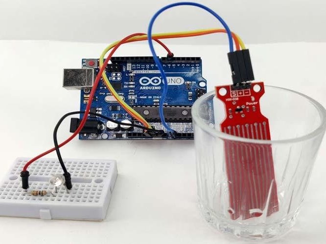 Water Level Sensor Interfacing With Arduino Hackster Io - Premium Space Wallpaper Gallery - Desktop