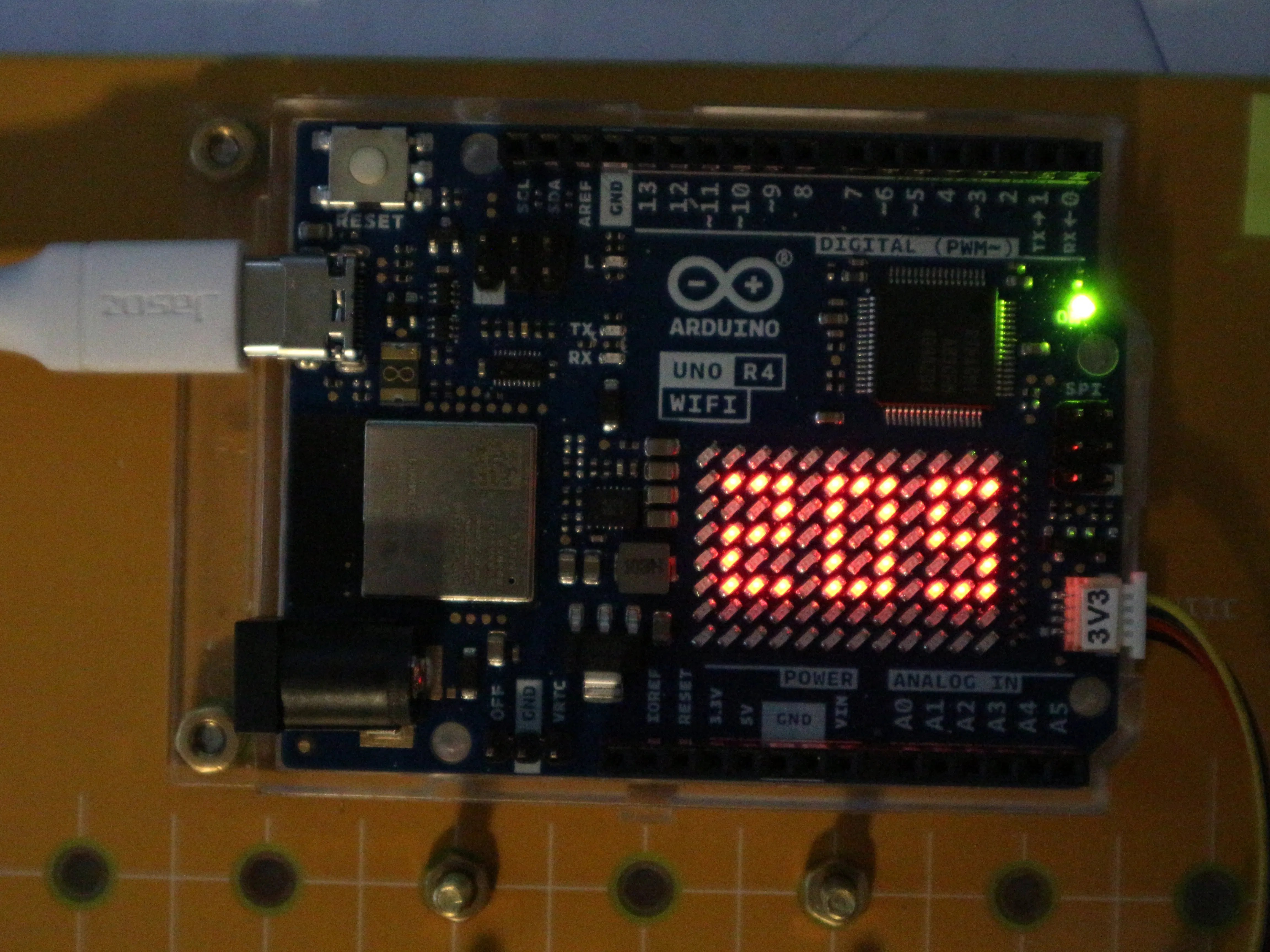 Three Digit Number On Uno R4 Wifi Led Matrix Hackster Io