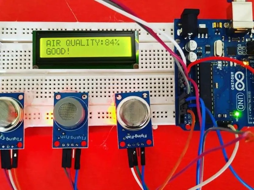 Air Quality Monitoring System Project Aqi Monitoring Hackster Io