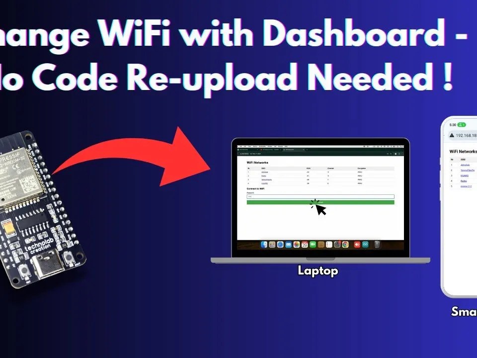 рџњђ Change Wifi Connection On Esp32 Without Re Uploading Code Hackster Io