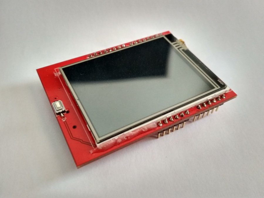 Arduino UNO + 2.4 TFT LCD Display Shield Touch Panel ILI9341 - Hackster.io
