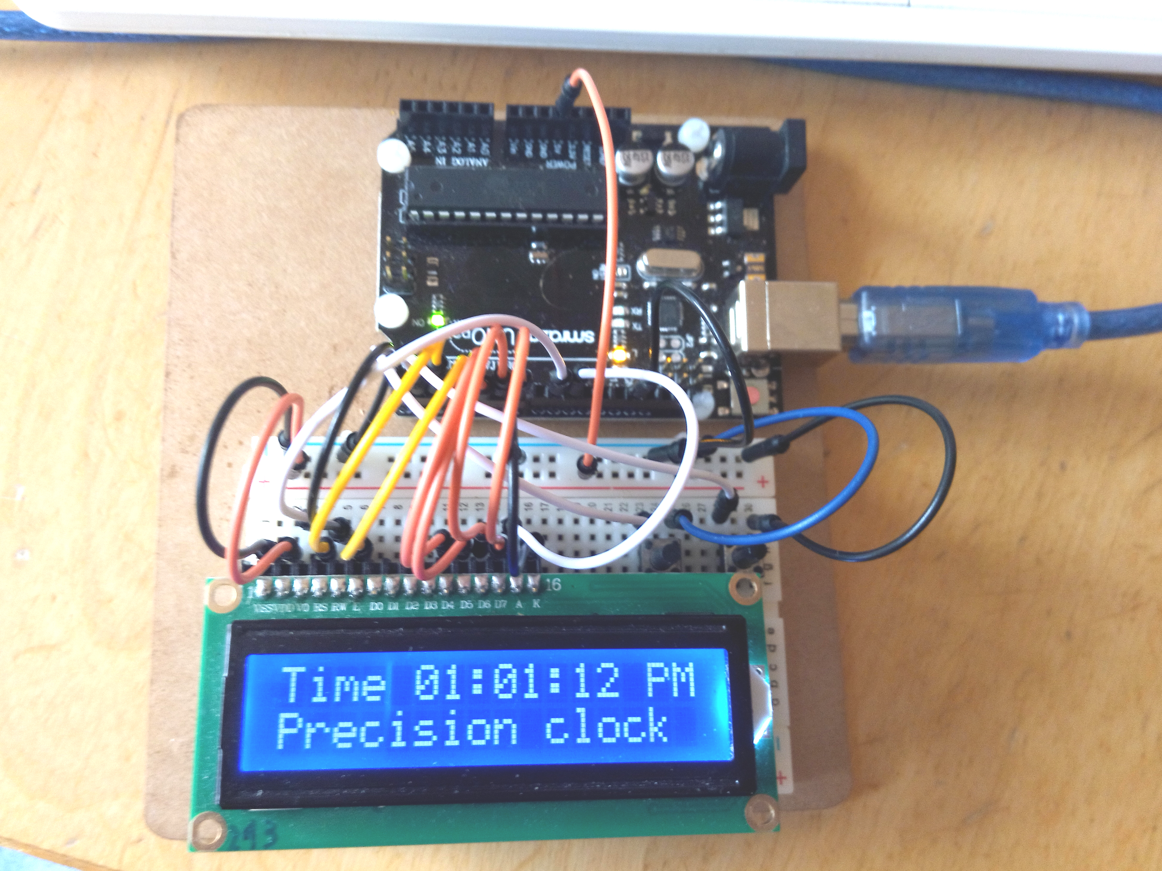 Digital Clock Hackster Io - Modern Light Pattern - Retina