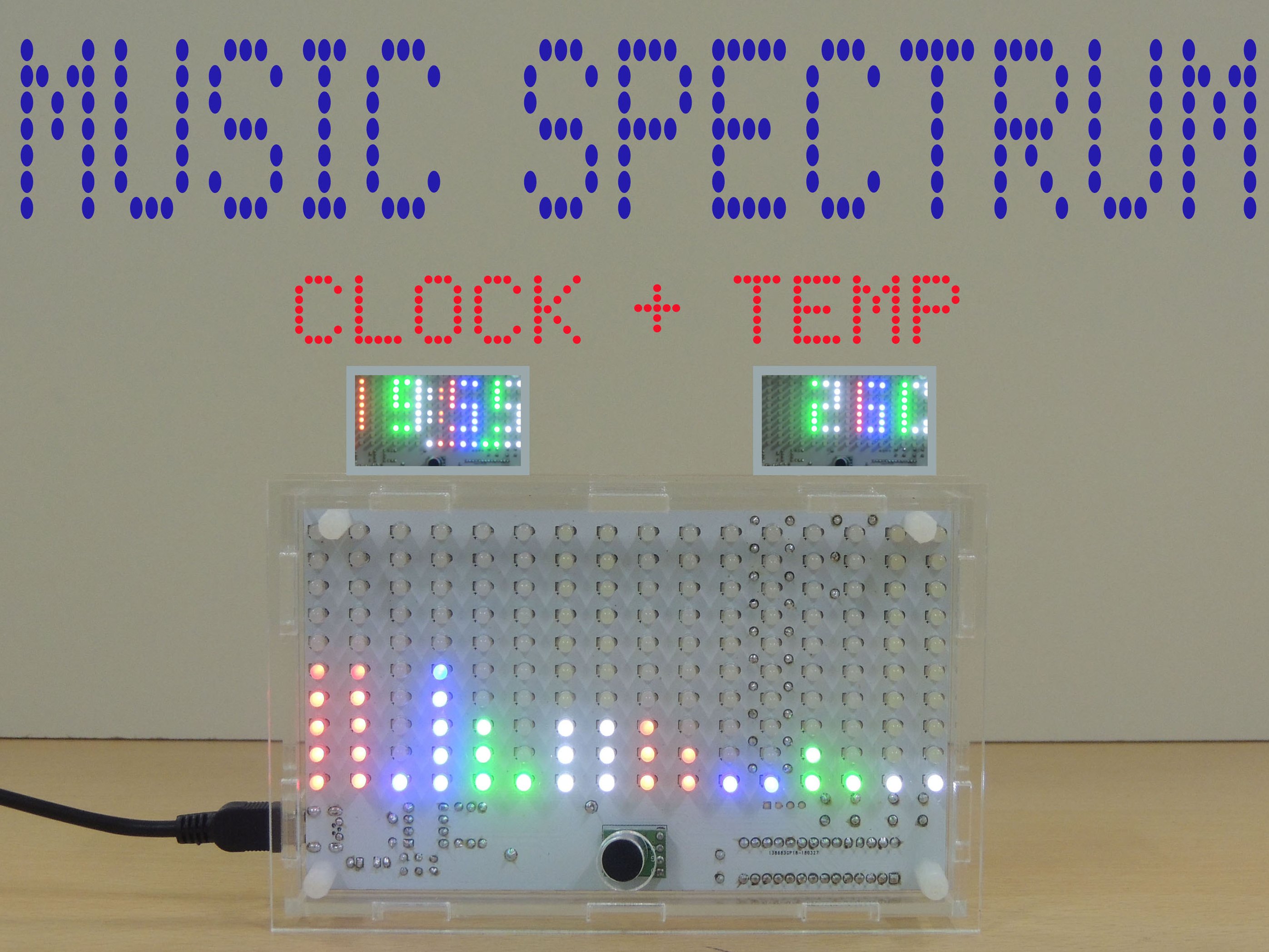 Music Spectrum Visualizer With Arduino Nano Hackster Io - Retina Sunset Patterns for Desktop