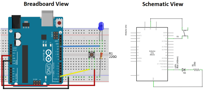 Arduino Button Tutorial Using Arduino Digitalread Function