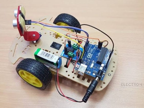 Obstacle Avoiding Robot Using Arduino With Ultrasonic Sensor - Arduino ...