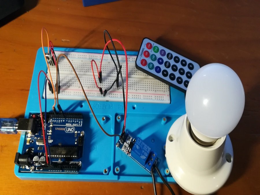 Control AC Light With Arduino, Relay & IR Remote Control - Hackster.io