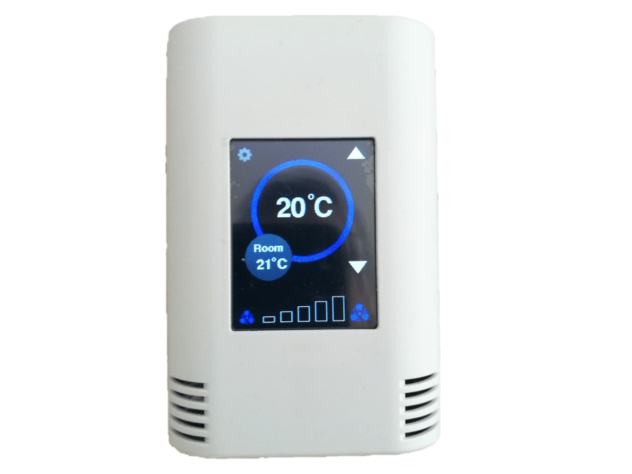 Esp8266 Modbus Thermostat With Touch Hackster Io Thermostat Touch - Dark Patterns - High Quality 4K Collection