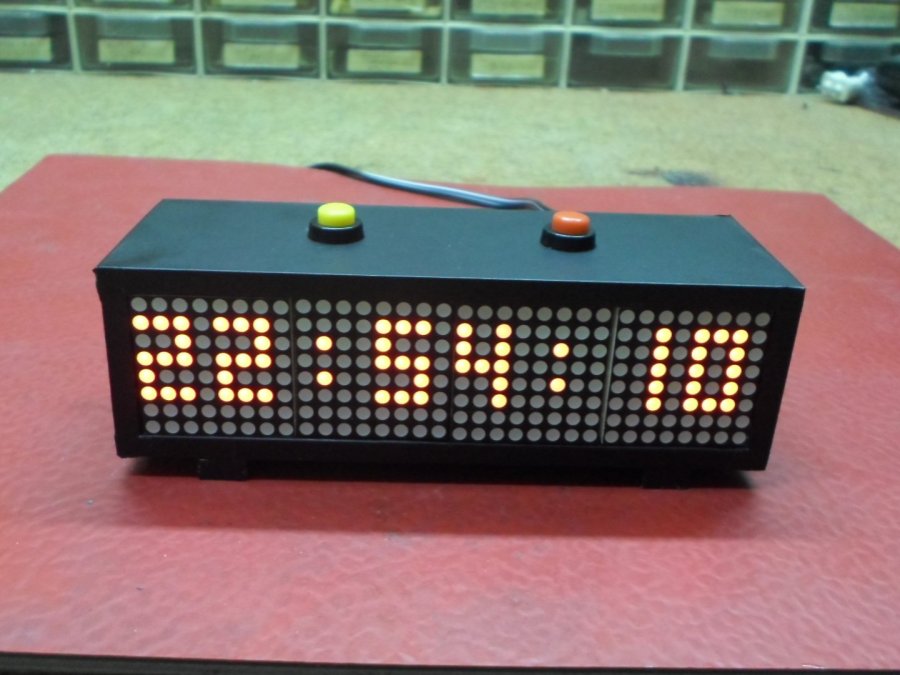 Analog Clock With Led Matrix And Arduino Arduino Project Hub Led Matrix Analog Clock Arduino - 4K Colorful Arts for Desktop