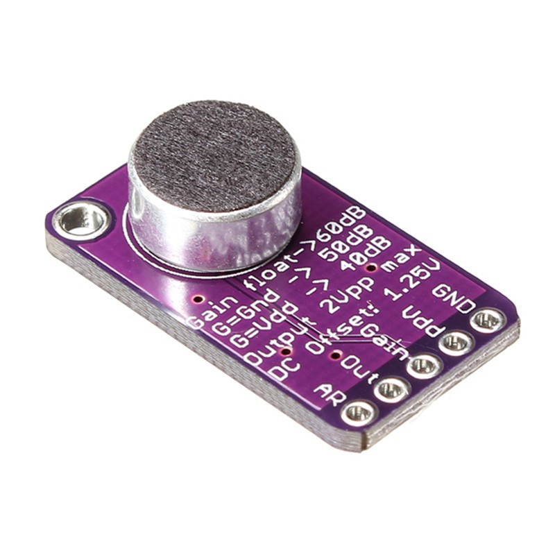 MAX9814 Electret Microphone AGC Amplifier Module Auto Gain Control