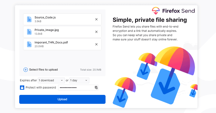 Firefox Send: Nuevo Servicio De Transferencia de Archivos Disponible Para Todos