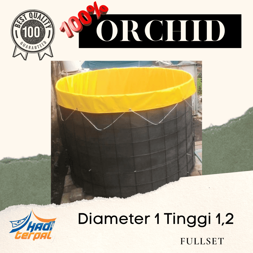 kolam terpal orchid