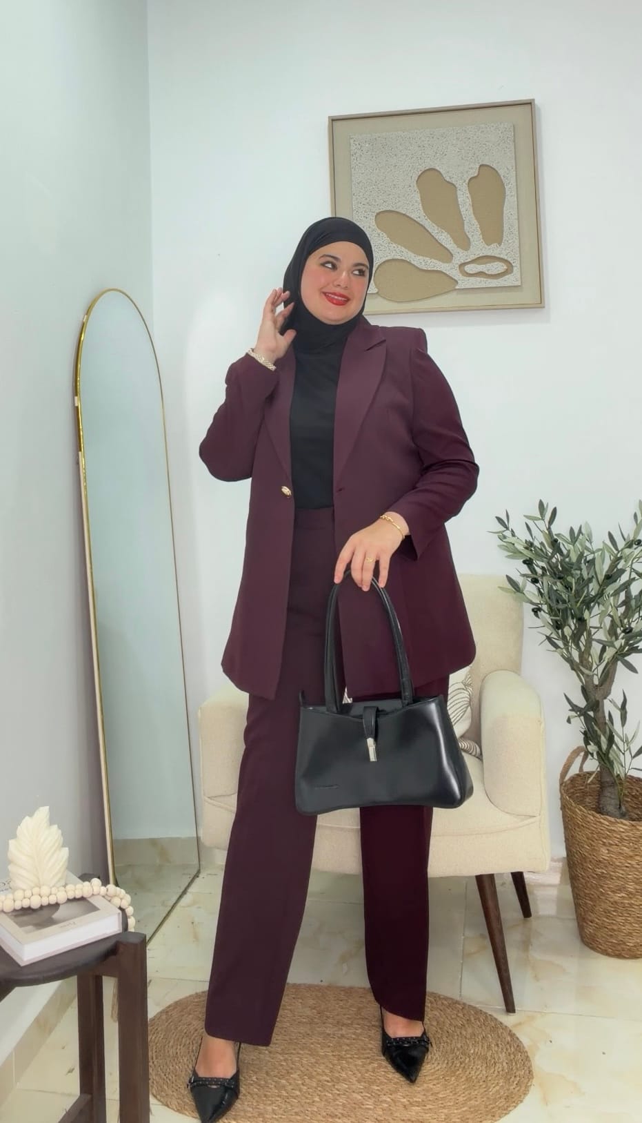 Costume burgundy