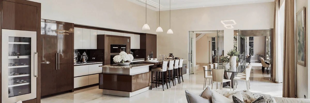 Completed luxury residence kitchen designed by HAEEV's modular kitchen designer team