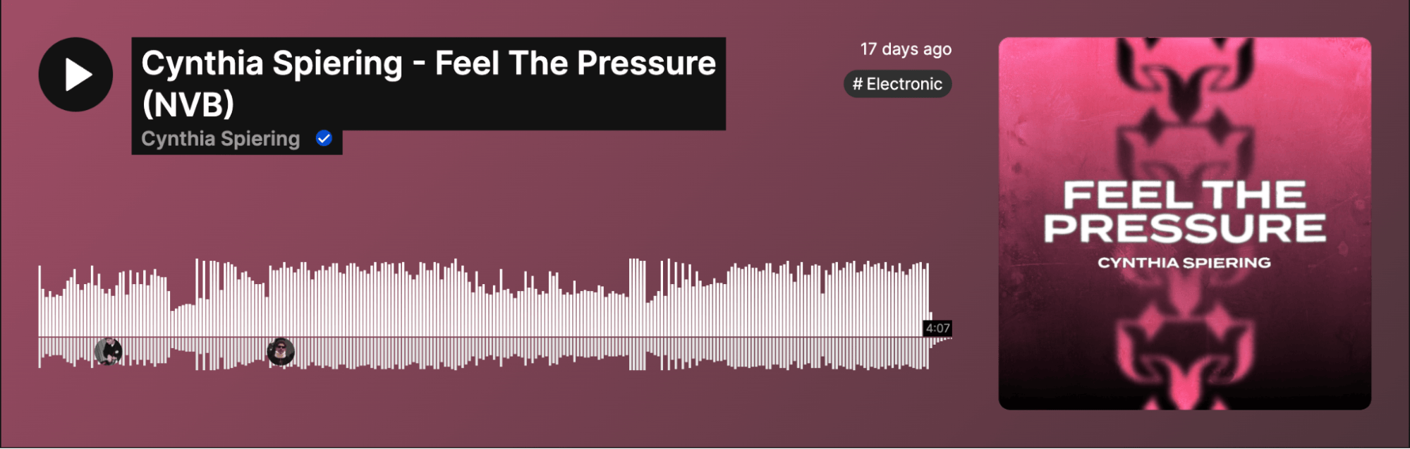 Track Feel The Pressure van Cynthia Spiering voor de NVB over fraudesignalen (2025), PR door HAGENS
