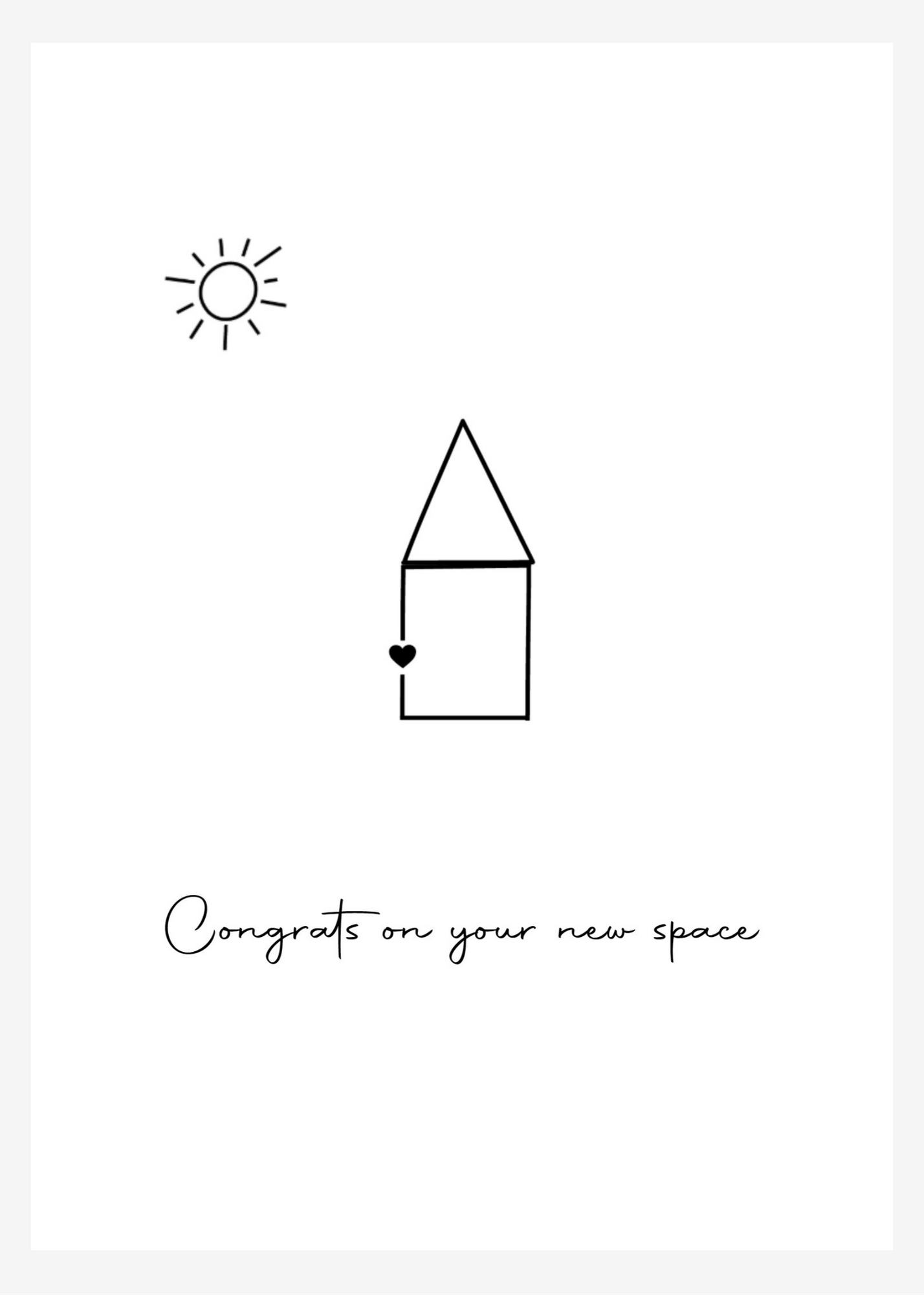 HailOut Greeting card