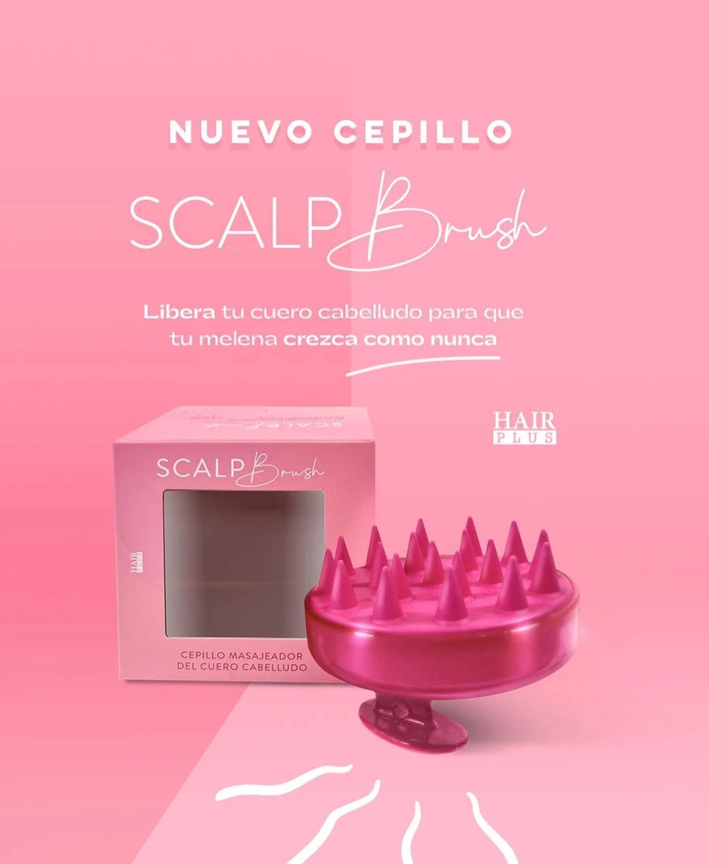 SCALP BRUSH (cepillo masajeador del cuero cabelludo)