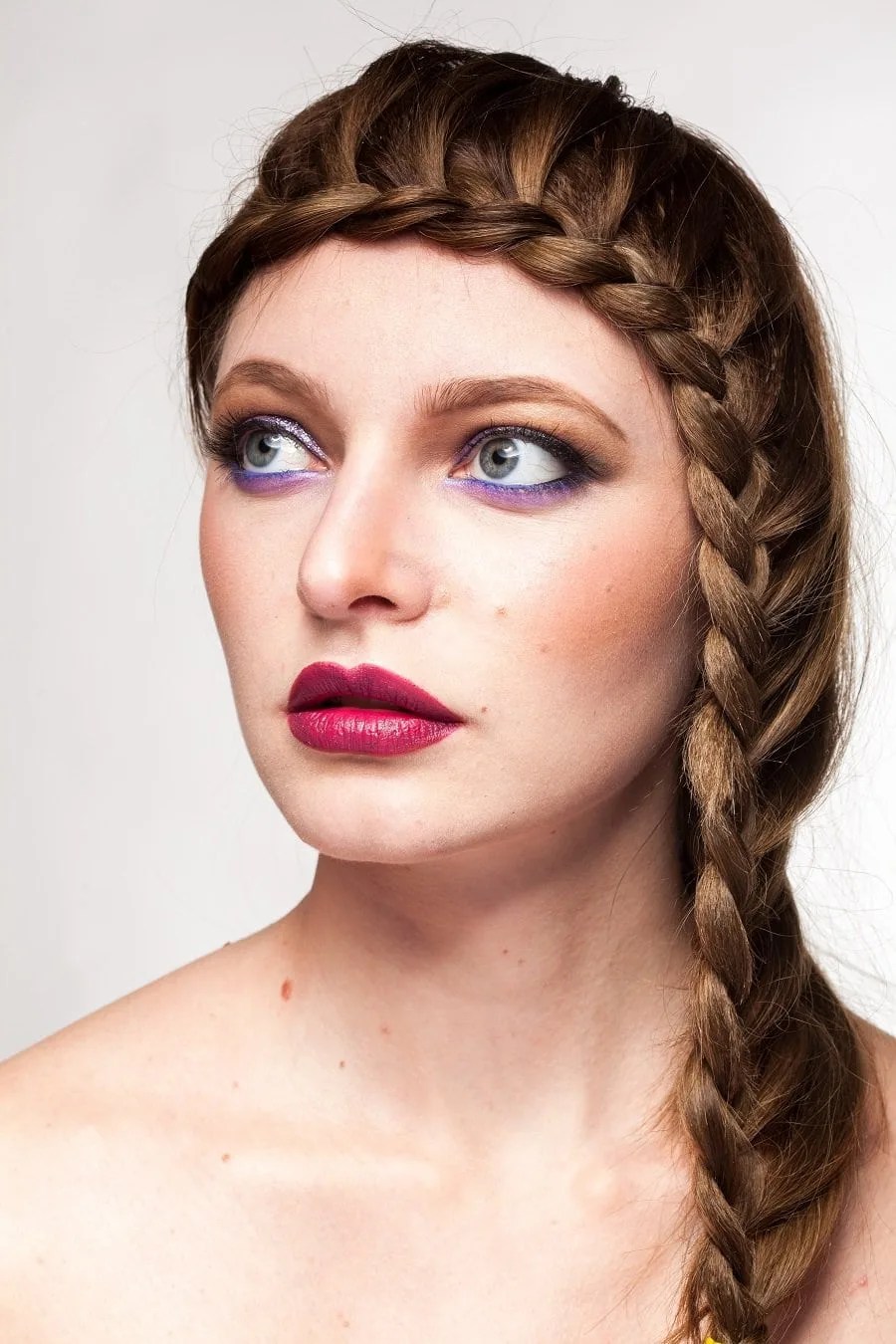 40 braids with bangs that'll change your look