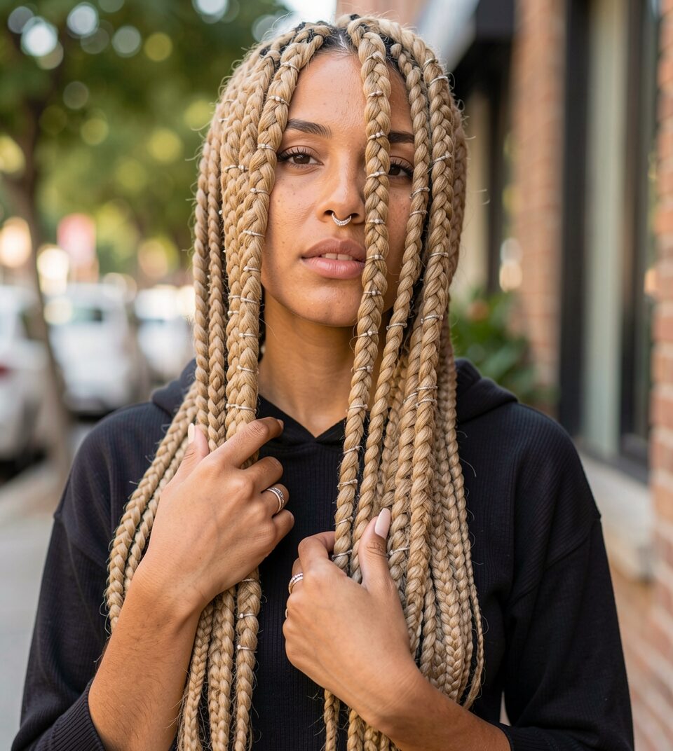 60 totally chic and colorful box braids hairstyles to wear!