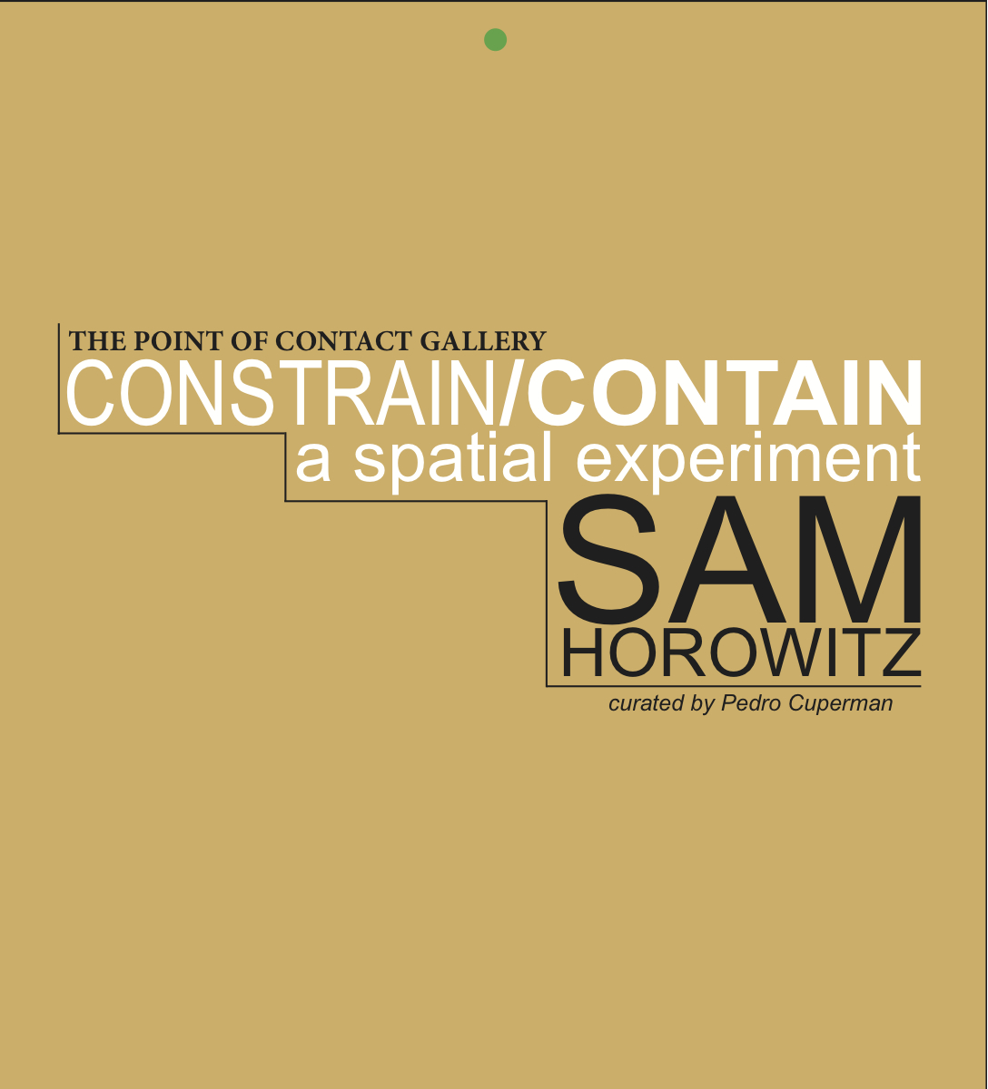 Sam Horowitz Catalog Cover