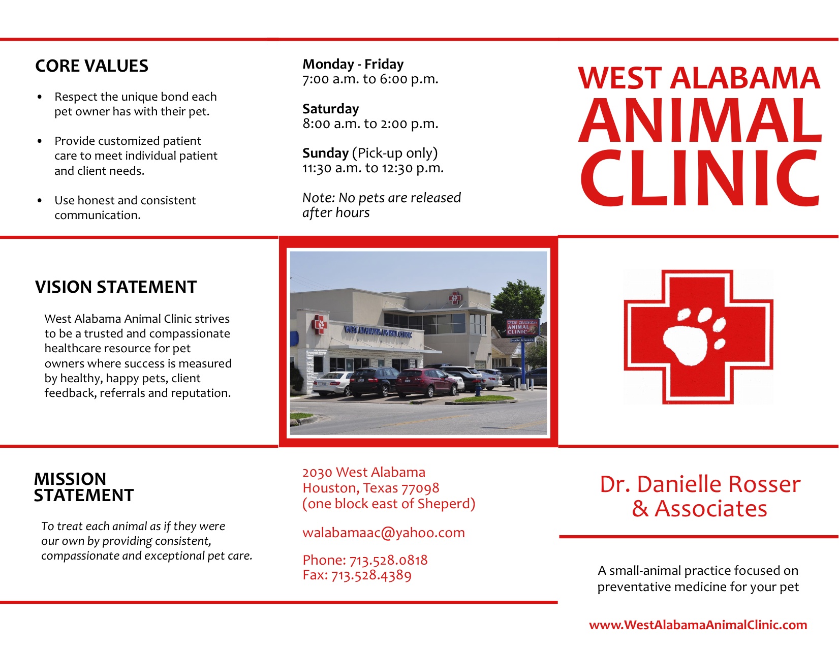 WAAC Trifold Brochure