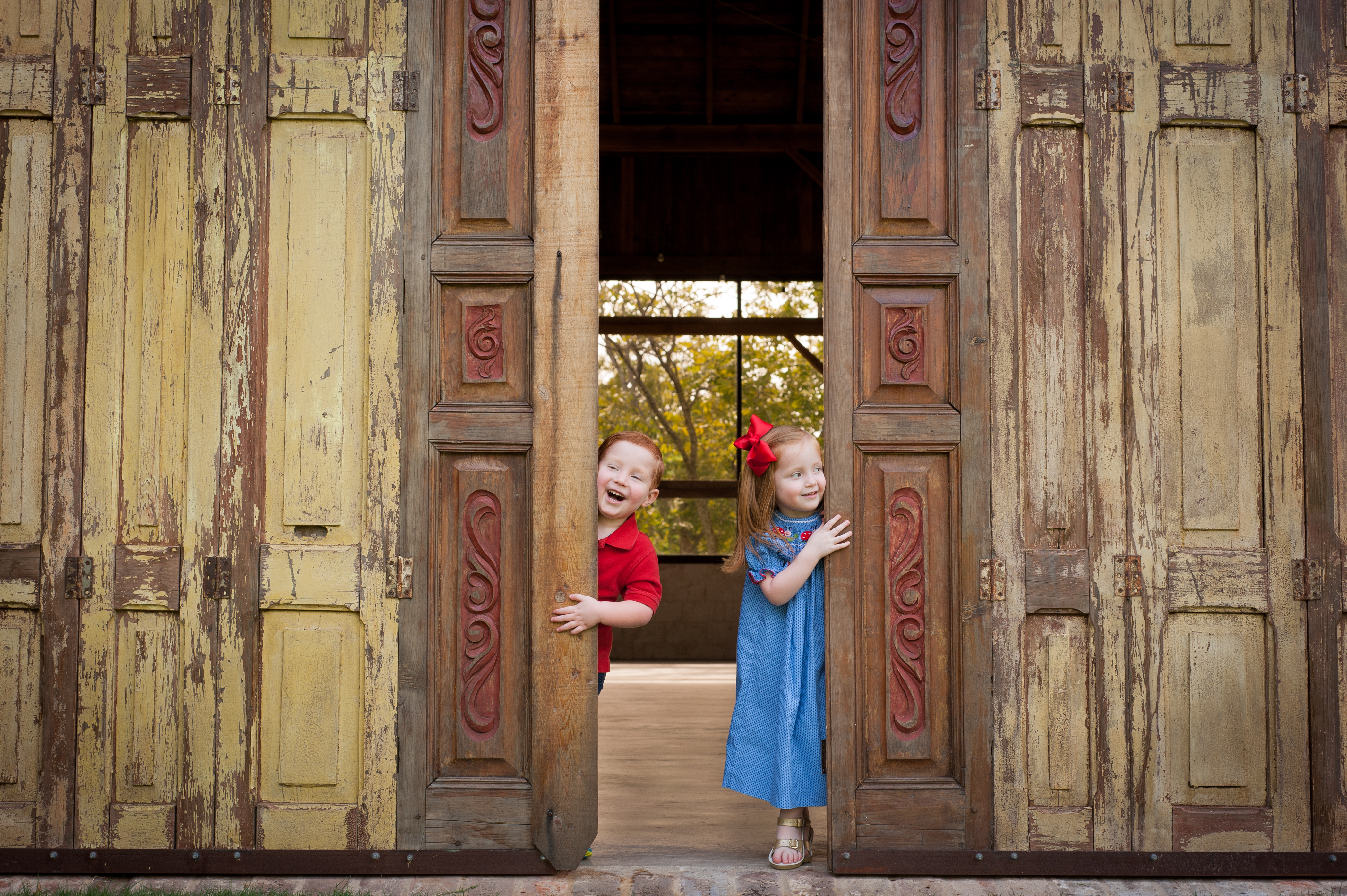 brother sister family photos fun houston photographer